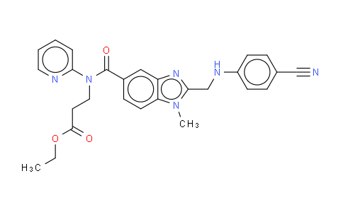 3-[[[2-[[(4-Cyanophenyl)amino]methyl]-1-methyl-1H-benzimidazol-5-yl]carbonyl]pyridin-2-ylamino]propionic acid ethyl ester (Dabigatran Intermediate)