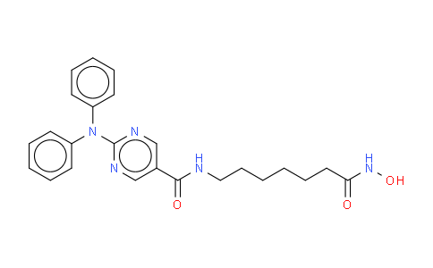 2-(二苯基氨基)-n-[7-(羟基氨基)-7-氧代庚基]-5-嘧啶羧酰胺