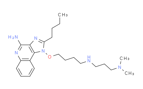 氮-(4-((4-氨基-2-丁基-1-氢-咪唑并[4,5-c]喹啉-1-乙基)氧)丁基)-氮，氮-二甲基丙烷-1，3-联氨