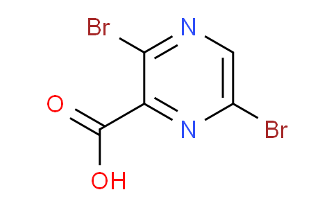 3,6-dibromopyrazine-2-carboxylic acid
