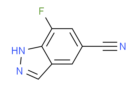 1H-吲唑-5-腈,7-氟