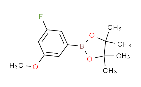 2-(3-fluoro-5-methoxyphenyl)-4,4,5,5-tetramethyl-1,3,2-dioxaborolane