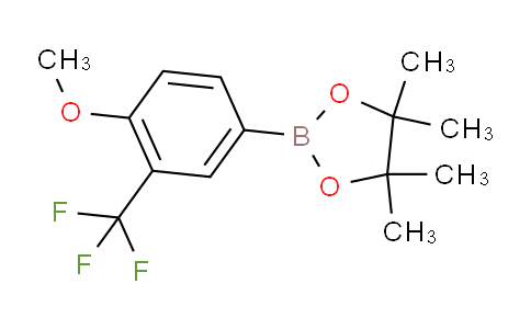 2-(4-methoxy-3-(trifluoromethyl)phenyl)-4,4,5,5-tetramethyl-1,3,2-dioxaborolane