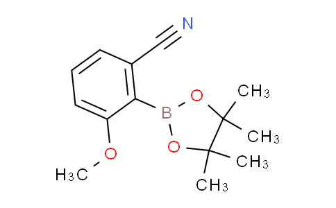 3-methoxy-2-(4,4,5,5-tetramethyl-1,3,2-dioxaborolan-2-yl)benzonitrile