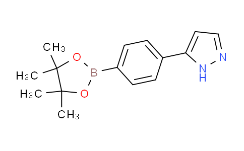 5-(4-(4,4,5,5-tetramethyl-1,3,2-dioxaborolan-2-yl)phenyl)-1H-pyrazole