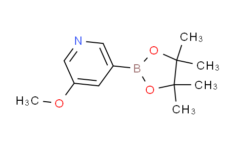 3-methoxy-5-(4,4,5,5-tetramethyl-1,3,2-dioxaborolan-2-yl)pyridine