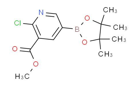 2-氯-5-(4,4,5,5-四甲基-1,3,2-二氧杂环戊硼烷-2-基)烟酸甲酯