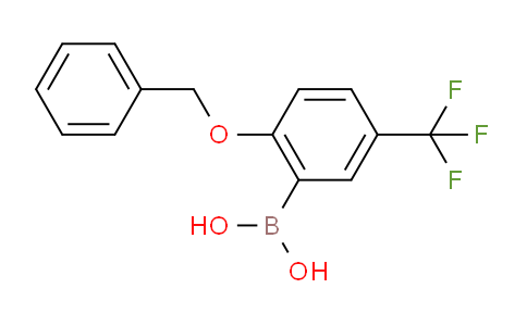 2-(benzyloxy)-5-(trifluoromethyl)phenylboronic acid
