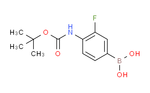 4-N-叔丁氧羰基氨基-3-氟苯硼酸