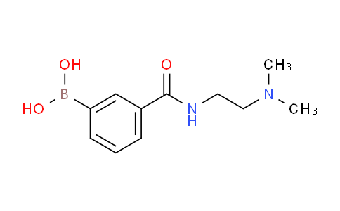 3-(2-(dimethylamino)ethylcarbamoyl)phenylboronic acid