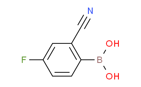 2-cyano-4-fluorophenylboronic acid