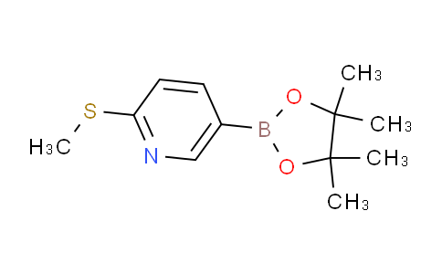 2-(methylthio)-5-(4,4,5,5-tetramethyl-1,3,2-dioxaborolan-2-yl)pyridine