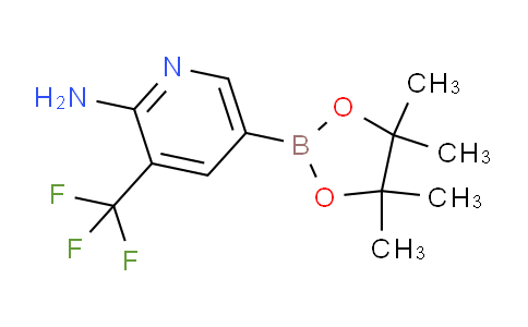 5-(4,4,5,5-tetramethyl-1,3,2-dioxaborolan-2-yl)-3-(trifluoromethyl)pyridin-2-amine