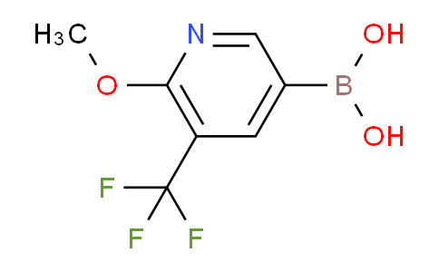 (6-methoxy-5-(trifluoromethyl)pyridin-3-yl)boronic acid