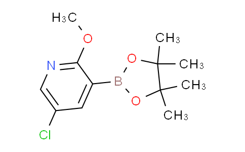 5-chloro-2-methoxy-3-(4,4,5,5-tetramethyl-1,3,2-dioxaborolan-2-yl)pyridine