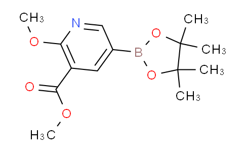 2-METHOXY-3-(CARBOMETHOXY)PYRIDINE-5-BORONIC ACID, PINACOL ESTER