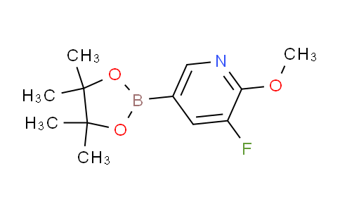 3-fluoro-2-methoxy-5-(4,4,5,5-tetramethyl-1,3,2-dioxaborolan-2-yl)pyridine