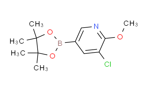 3-chloro-2-methoxy-5-(4,4,5,5-tetramethyl-1,3,2-dioxaborolan-2-yl)pyridine