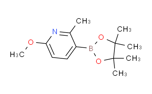 6-methoxy-2-methyl-3-(4,4,5,5-tetramethyl-1,3,2-dioxaborolan-2-yl)pyridine