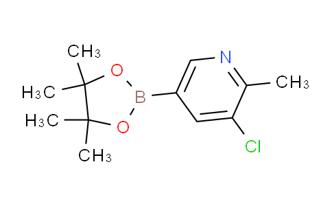3-chloro-2-methyl-5-(4,4,5,5-tetramethyl-1,3,2-dioxaborolan-2-yl)pyridine