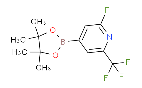 2-fluoro-4-(4,4,5,5-tetramethyl-1,3,2-dioxaborolan-2-yl)-6-(trifluoromethyl)pyridine