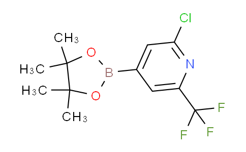 2-chloro-4-(4,4,5,5-tetramethyl-1,3,2-dioxaborolan-2-yl)-6-(trifluoromethyl)pyridine