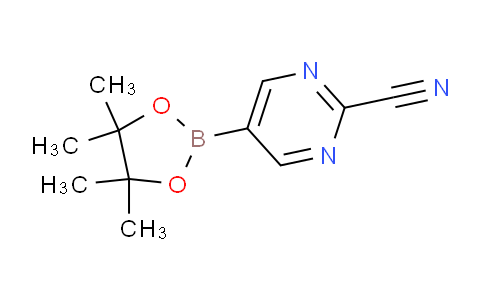 5-(4,4,5,5-tetramethyl-1,3,2-dioxaborolan-2-yl)pyrimidine-2-carbonitrile