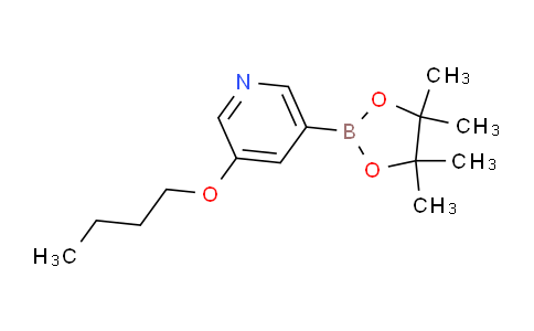 3-butoxy-5-(4,4,5,5-tetramethyl-1,3,2-dioxaborolan-2-yl)pyridine