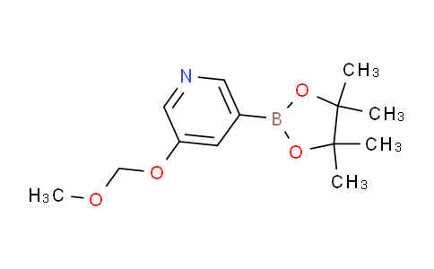 3-(methoxymethoxy)-5-(4,4,5,5-tetramethyl-1,3,2-dioxaborolan-2-yl)pyridine