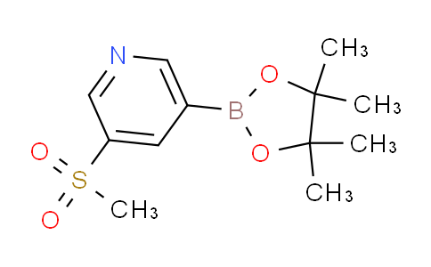 3-(甲基磺酰基)-5-(4,4,5,5-四甲基-1,3,2-二氧杂环戊硼烷-2-基)吡啶