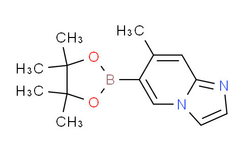 7-methyl-6-(4,4,5,5-tetramethyl-1,3,2-dioxaborolan-2-yl)imidazo[1,2-a]pyridine