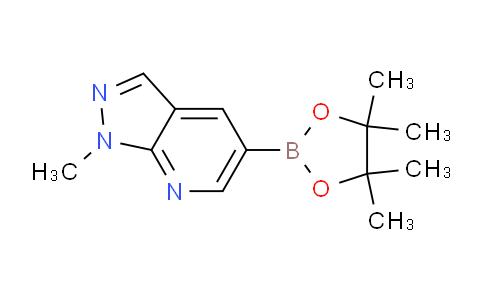 1-甲基-5-(4,4,5,5-四甲基-1,3,2-二氧硼杂环戊烷-2-基)-1H-吡唑并[3,4-B]吡啶