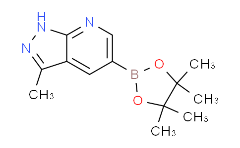 3-甲基-5-(四甲基-1,3,2-二氧杂硼杂环戊烷-2-基)-1H-吡唑并[3,4-B]吡啶