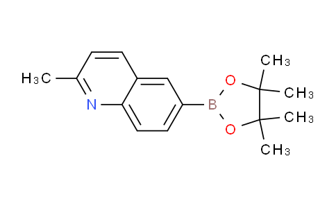 2-METHYLQUINOLINE-6-BORONIC ACID PINACOL ESTER