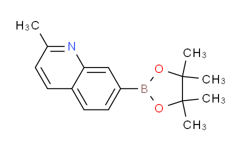 2-methyl-7-(4,4,5,5-tetramethyl-1,3,2-dioxaborolan-2-yl)quinoline