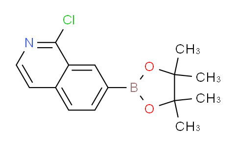 1-氯-7-(4,4,5,5-四甲基-1,3,2-二氧杂环戊硼烷-2-基)异喹啉
