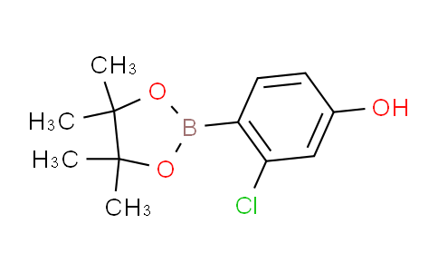 3-chloro-4-(4,4,5,5-tetramethyl-1,3,2-dioxaborolan-2-yl)phenol
