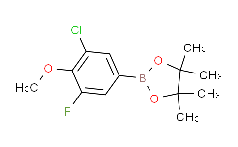 2-(3-chloro-5-fluoro-4-methoxyphenyl)-4,4,5,5-tetramethyl-1,3,2-dioxaborolane