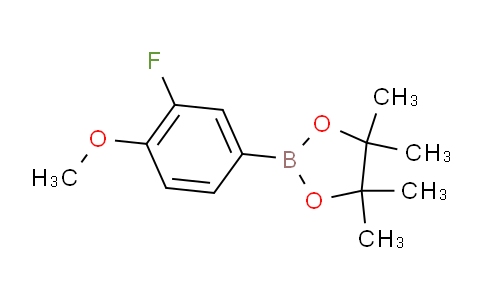 2-(3-fluoro-4-methoxyphenyl)-4,4,5,5-tetramethyl-1,3,2-dioxaborolane