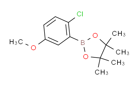 2-(2-chloro-5-methoxyphenyl)-4,4,5,5-tetramethyl-1,3,2-dioxaborolane