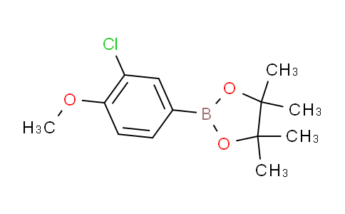 2-(3-chloro-4-methoxyphenyl)-4,4,5,5-tetramethyl-1,3,2-dioxaborolane