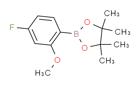2-(4-fluoro-2-methoxyphenyl)-4,4,5,5-tetramethyl-1,3,2-dioxaborolane