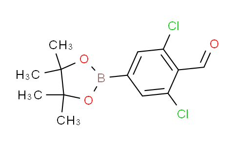 2,6-dichloro-4-(4,4,5,5-tetramethyl-1,3,2-dioxaborolan-2-yl)benzaldehyde