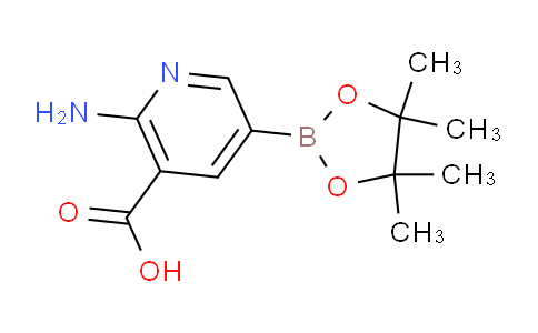 2-amino-5-(4,4,5,5-tetramethyl-1,3,2-dioxaborolan-2-yl)nicotinic acid