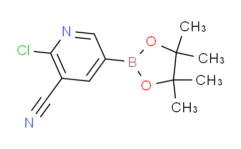 2-chloro-5-(4,4,5,5-tetramethyl-1,3,2-dioxaborolan-2-yl)nicotinonitrile