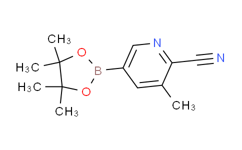3-methyl-5-(4,4,5,5-tetramethyl-1,3,2-dioxaborolan-2-yl)picolinonitrile