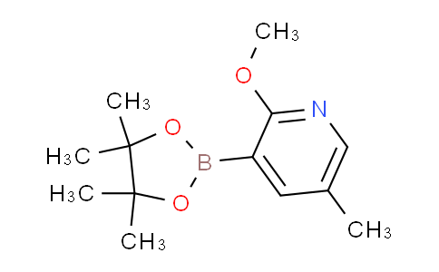 2-甲氧基-5-甲基-3-(4,4,5,5-四甲基-1,3,2-二氧杂环戊硼烷-2-基)吡啶