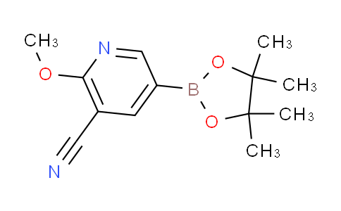 2-methoxy-5-(4,4,5,5-tetramethyl-1,3,2-dioxaborolan-2-yl)nicotinonitrile