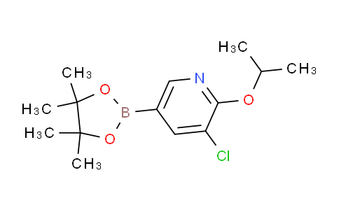 3-chloro-2-isopropoxy-5-(4,4,5,5-tetramethyl-1,3,2-dioxaborolan-2-yl)pyridine