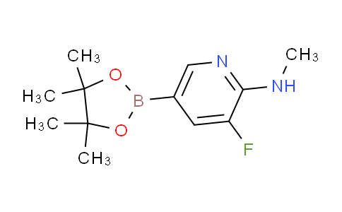 3-fluoro-N-methyl-5-(4,4,5,5-tetramethyl-1,3,2-dioxaborolan-2-yl)pyridin-2-amine